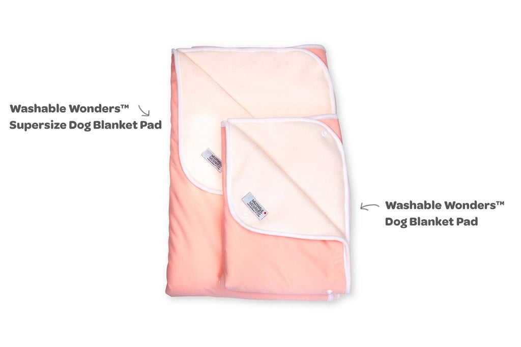 Washable Wonders™ Dog Blanket Pads - Waterproof Dog Incontinence Pads
